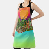 Cactussen en vetplanten patroon schort (Insitu)