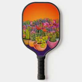 Cactussen en vetplanten pickleball paddle