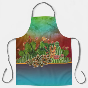 Cactussen en vetplanten Schort
