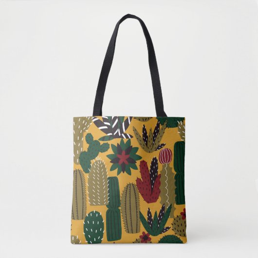 Cactussen en vetplanten: tote bag (Voorkant)
