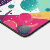 Cactussen in levendige kleuren bureaumat (Hoek)