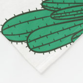cactussen: naadloos patroonontwerp. fleece deken (Hoek)