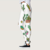 cactussen: naadloos patroonontwerp. leggings (Links)