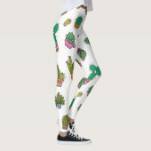 cactussen: naadloos patroonontwerp. leggings (Rechts)