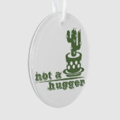 Cactussen Niet knuffelen cactus grapje Ornament (voorkant)