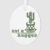 Cactussen Niet knuffelen cactus grapje Ornament (voorkant)
