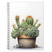 Cactussen Planten in Pot Notitieboek (Voorkant)