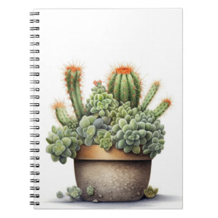 Cactussen Planten in Pot Notitieboek