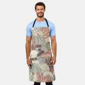 Cactussen Succulenten Outdoor Landschapspatroon Schort (Gedragen)