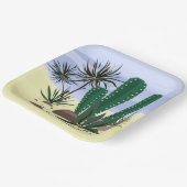 Cactussen, succulenten . papieren bordje (Gebogen)