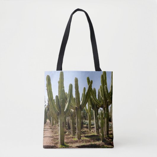 Cactussen tuin, tropisch woestijnlandschap. tote bag (Voorkant)
