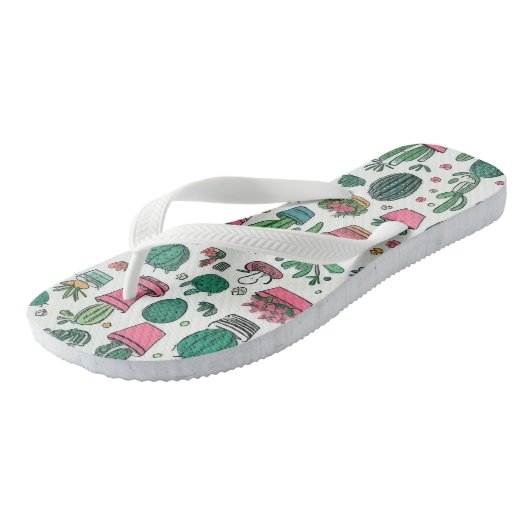 Cactussen vetplant teenslippers (Schuin)