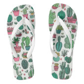 Cactussen vetplant teenslippers (Voetbed)