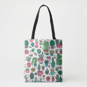 Cactussen vetplant tote bag (Voorkant)