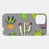 Cactussen, vetplanten:  achtergrond. Case-Mate iPhone case (Achterkant (horizontaal))