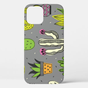 Cactussen, vetplanten:  achtergrond. Case-Mate iPhone case