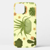 Cactussen, vetplanten:  kamerplanten. Case-Mate iPhone case (Achterkant)