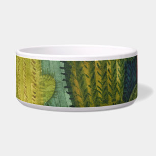 Cactussen, vetplanten: waterverf. voerbakje