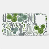 Cactussen Waterverf Handgeschilderd Patroon Case-Mate iPhone Case (Achterkant (horizontaal))