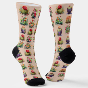 Cactussen Waterverf Sokken