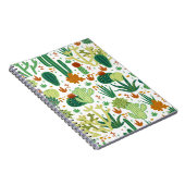 Cactussen witte achtergrond:  graphics. notitieboek (Rechterzijde)