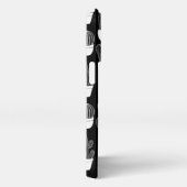 Cactussen witte lijn art patroon iPhone hoesje (Rechterkant)