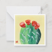 Cactusvijg Notitiekaartje (Voorkant)