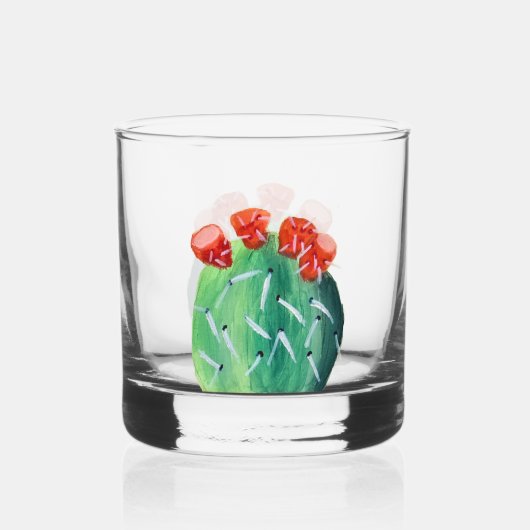 Cactusvijg Whisky Glas (Voorkant)