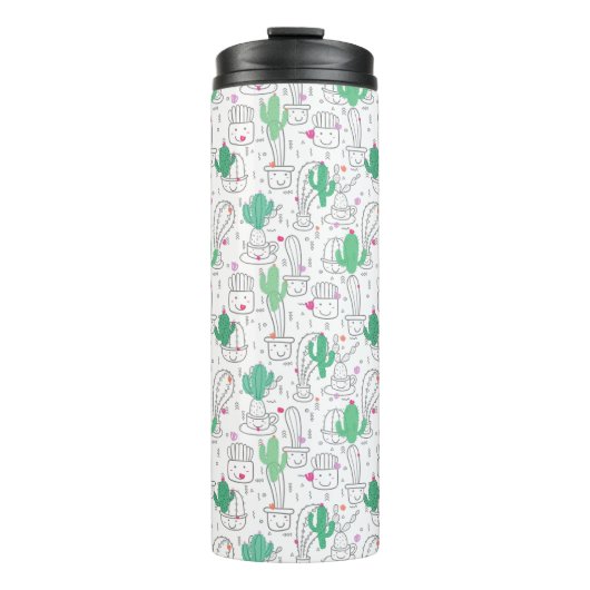 Cactusvrienden Thermosbeker (Voorkant)