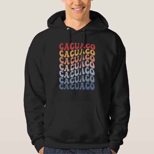 Cacuaco City Groovy Retro Hoodie (Voorkant)