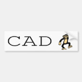 CAD aap 1 Bumpersticker (Voorkant)