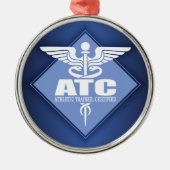 CAD ATC (diamant) Metalen Ornament (Voorkant)