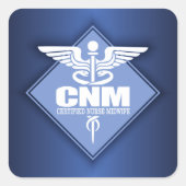 Cad CNM (diamant) Vierkante Sticker (Voorkant)