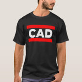 CAD-computer ondersteund T-shirt (Voorkant)