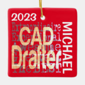 CAD-concept Buitengewoon aangepast Keramisch Ornament (Voorkant)