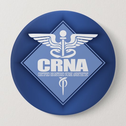 Cad CRNA (diamant) Ronde Button 4,0 Cm (Voorkant)