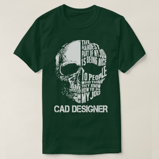 Cad Designer T-shirt (Design voorkant)