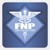 CAD FNP (diamant) Vierkante Sticker (Voorkant)
