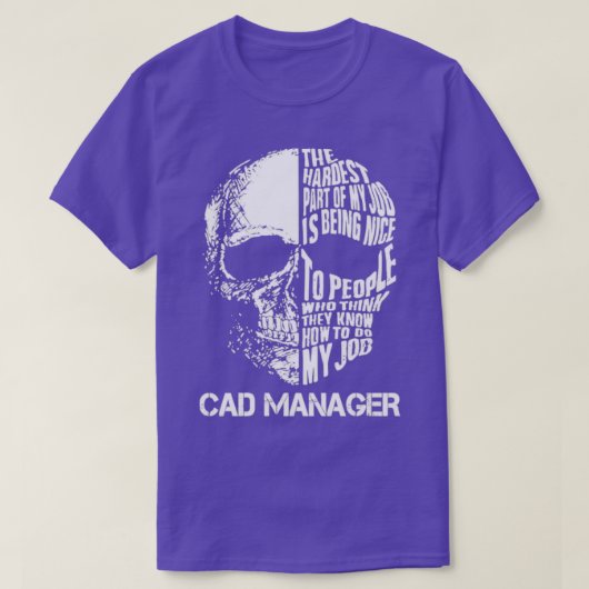 Cad Manager T-shirt (Design voorkant)