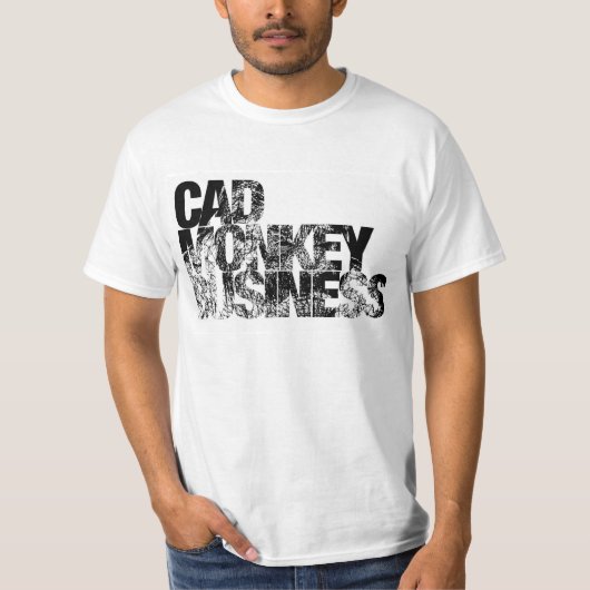 Cad Monkey Business T-Shirt (Voorkant)