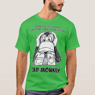 Cad Monkey hoort geen aambeeld T-shirt