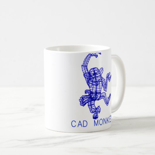 CAD MONKEY KOFFIEMOK (Voorkant rechts)