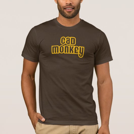 CAD MONKEY T-SHIRT (Voorkant)