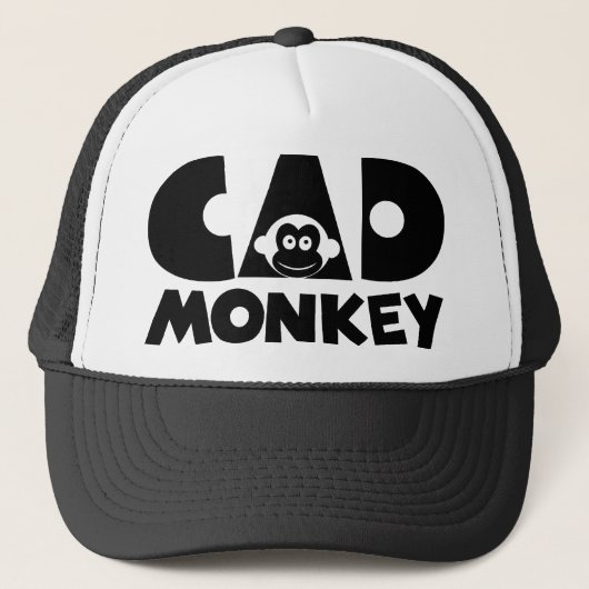 Cad Monkey Trucker Pet (Voorkant)