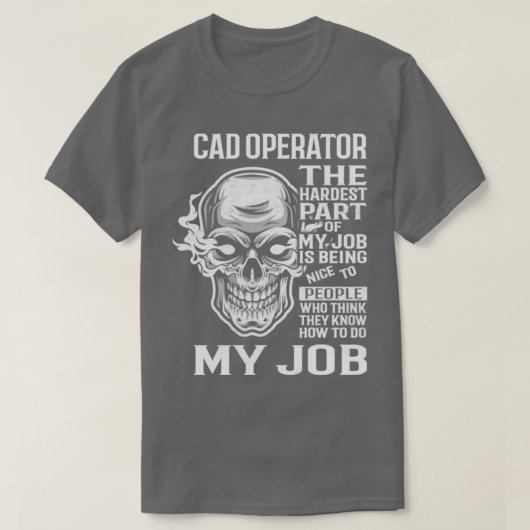 Cad-operator T-shirt (Design voorkant)