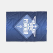 Cad PharmD (diamant) Fleece Deken (Voorkant (Horizontaal))