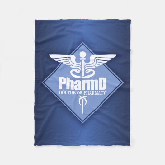 Cad PharmD (diamant) Fleece Deken (Voorkant)