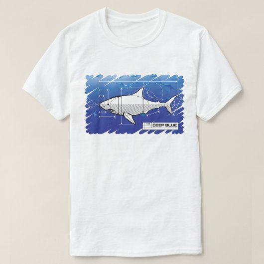 CAD Shark T-shirt (Design voorkant)