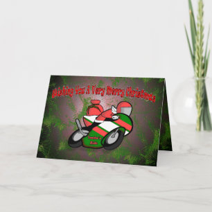 Cad van de Rit van de kerstman Feestdagen Kaart
