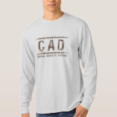 CAD - Ziekte van kettingzagen T-shirt (Voorkant)